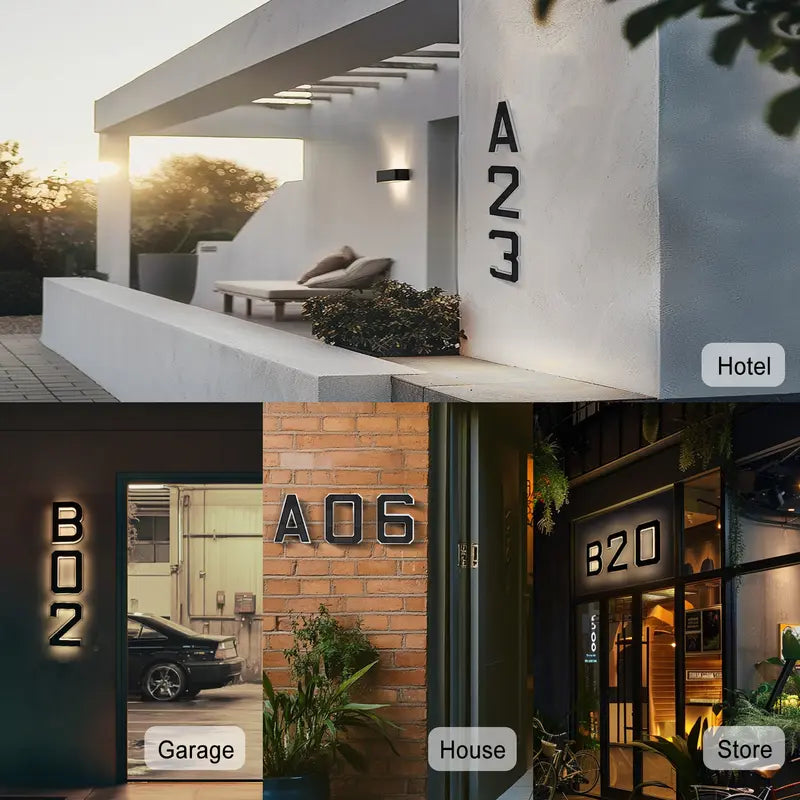 LumoHaus™ Solar House Number Lights - Never Miss a Delivery Again