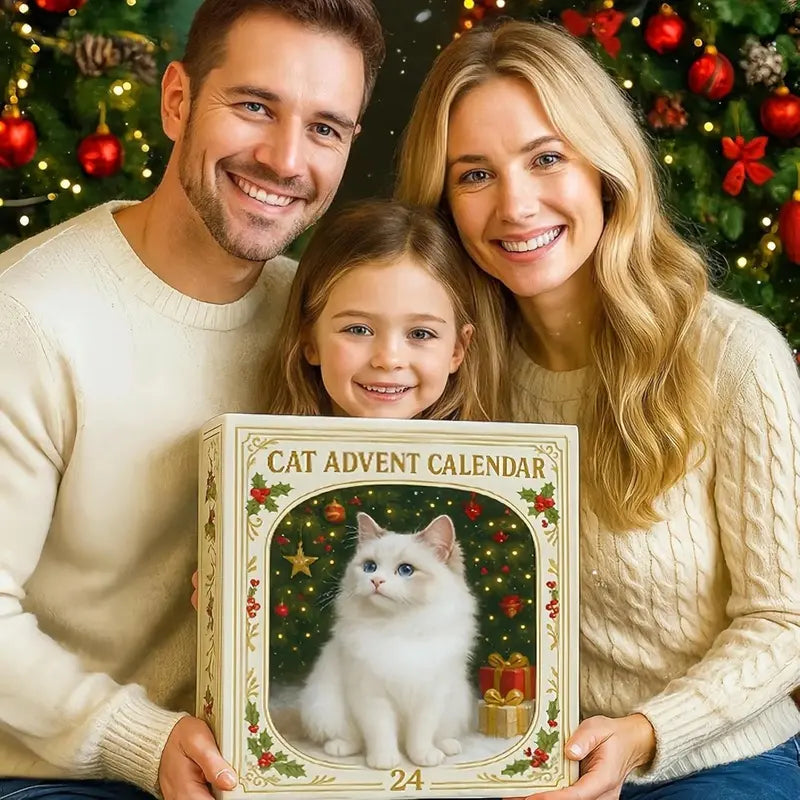 Purrmas™ - Holiday Advent Calendar with 24 Festive Cats