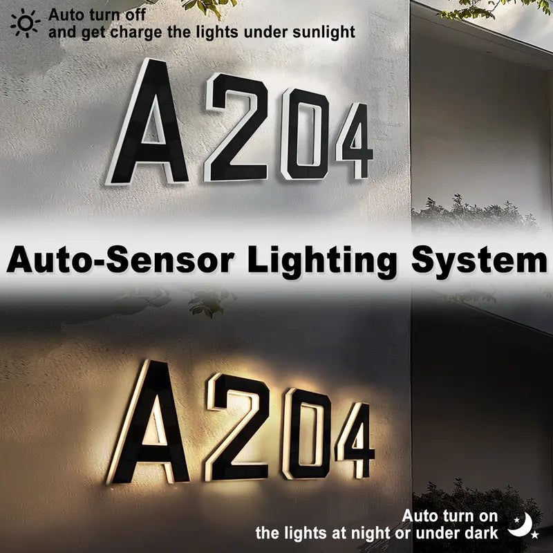 LumoHaus™ Solar House Number Lights - Never Miss a Delivery Again