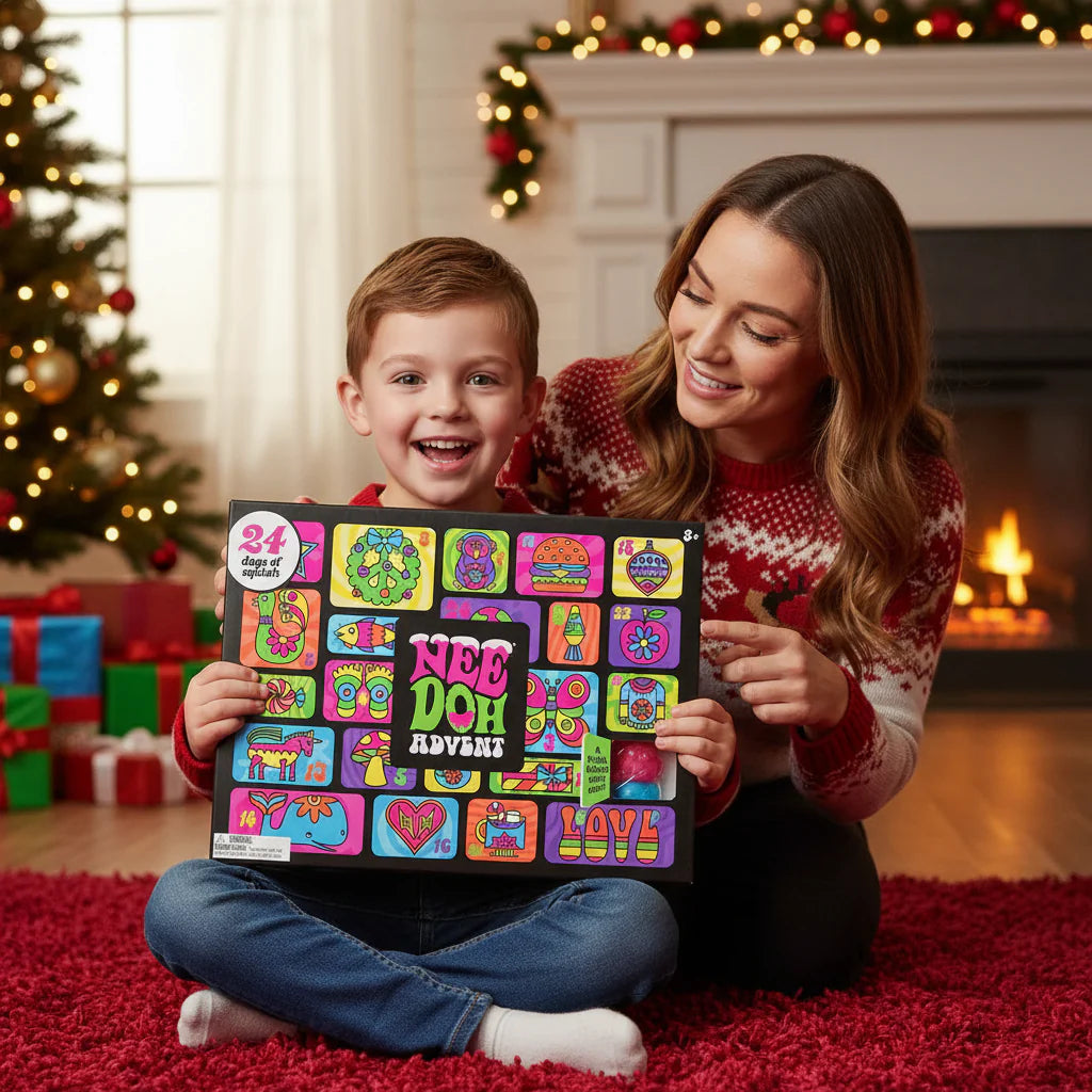 MerrySqueeze™ - Holiday Advent Calendar with 24 Fun Fidget Toys
