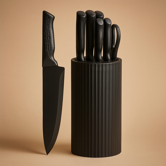 KuroEdge™ 7-Piece Japanese Knife Set - Razor-Sharp Precision & Sleek Minimalist Design