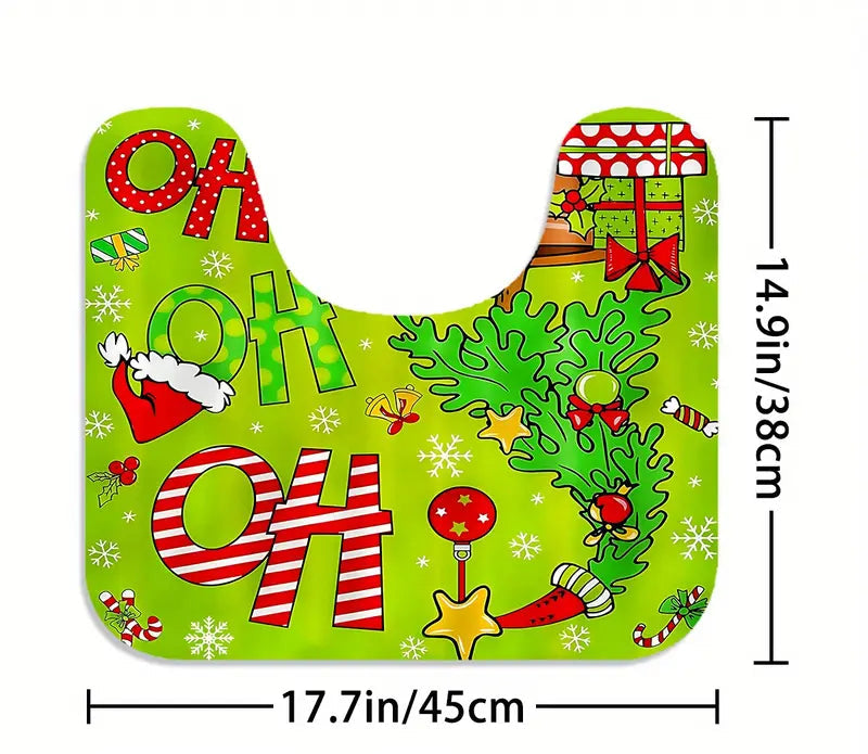 GrinchyBath™ Christmas Bathroom Makeover Set - Instantly Transforms Your Bathroom Into Holiday Fun