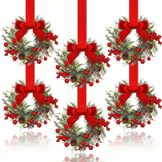 BerryBows™ Christmas Wreath Set - Instantly Transforms Your Home with Festive Charm