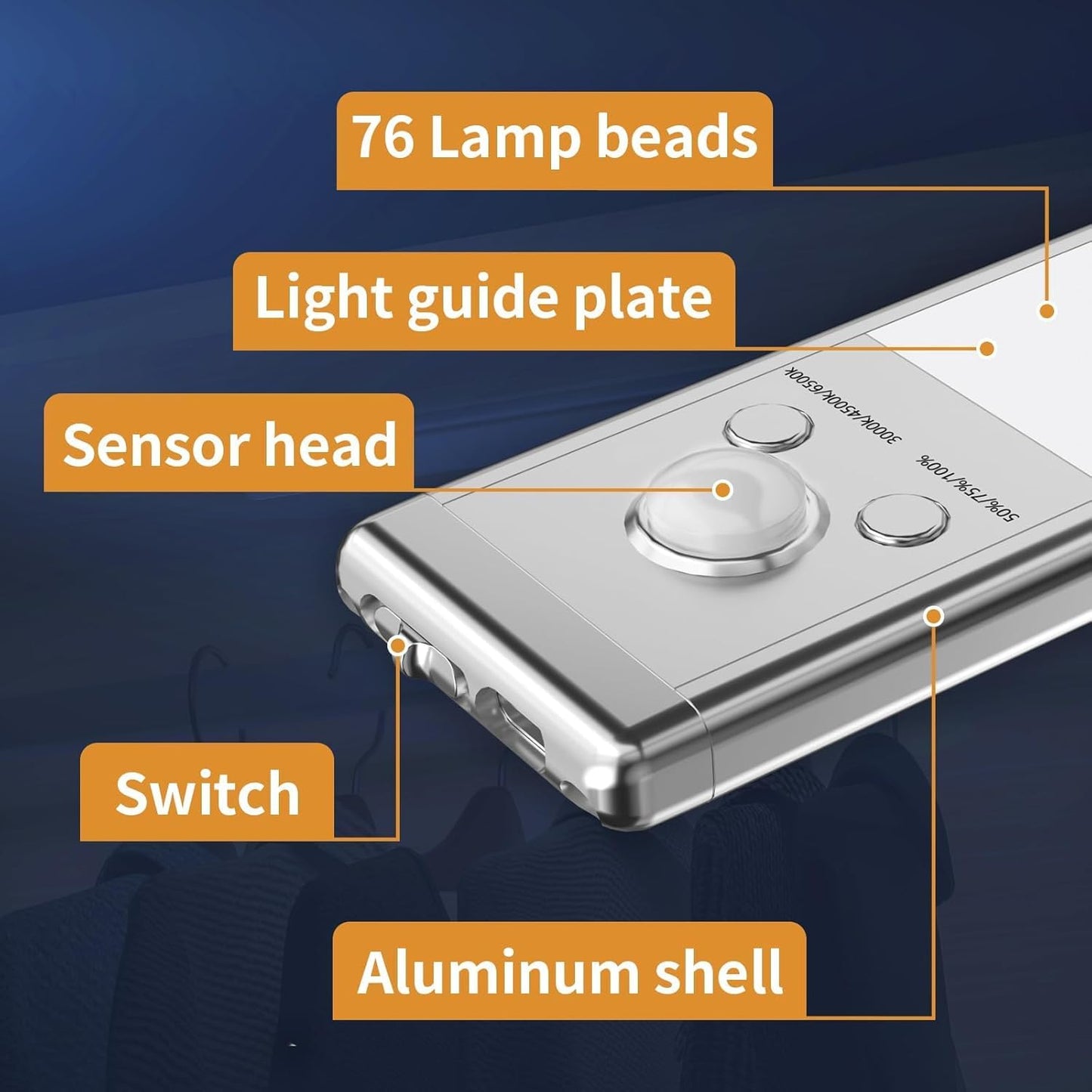 Glowvy™ Motion Sensor Light Bar - Rechargeable Illumination That Lights Up Life’s Dark Corners