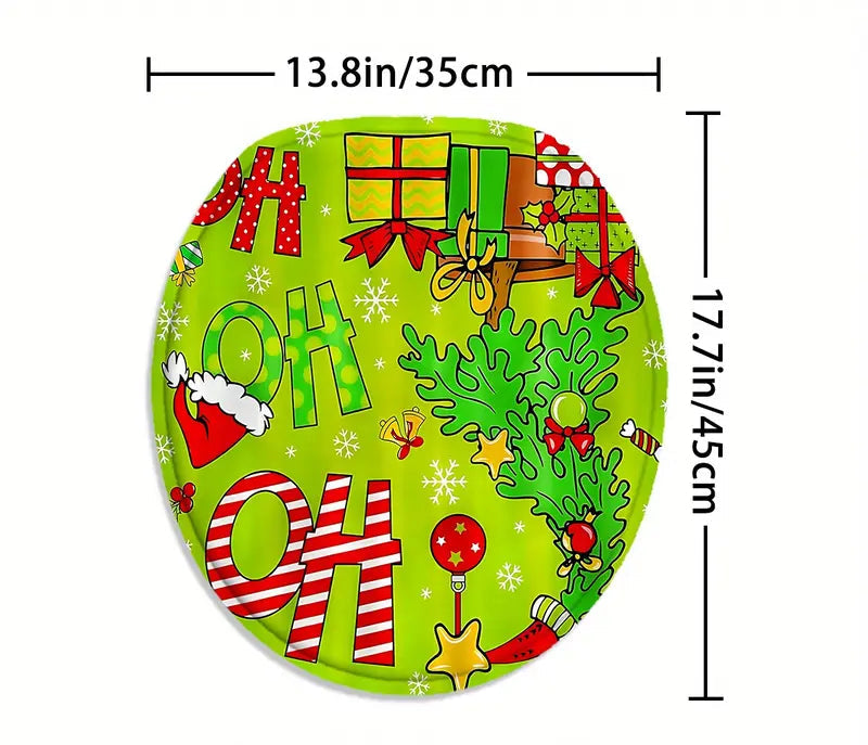 GrinchyBath™ Christmas Bathroom Makeover Set - Instantly Transforms Your Bathroom Into Holiday Fun