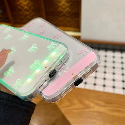 GlowBow™ Sound-Activated LED Case - Lights Up to Calls & Music | Cute, Fun & Protective