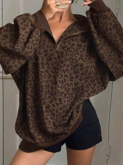 CozyWild™ Leopard Pullover