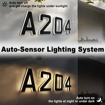 LumoHaus™ Solar House Number Lights - Never Miss a Delivery Again