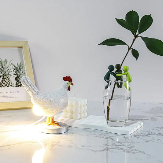 EggLit™ Chicken Lamp - Cute Desk Light That Instantly Adds Humor & Cozy Vibes