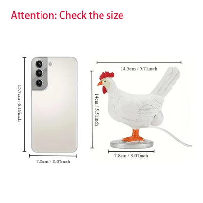EggLit™ Chicken Lamp - Cute Desk Light That Instantly Adds Humor & Cozy Vibes