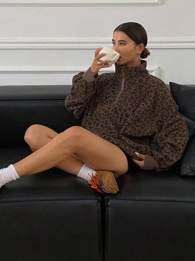 CozyWild™ Leopard Pullover