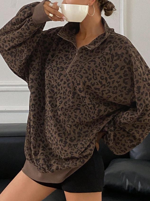 CozyWild™ Leopard Pullover