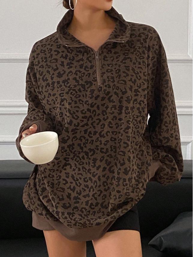 CozyWild™ Leopard Pullover