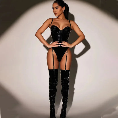 Selene Vinyl Bodysuit