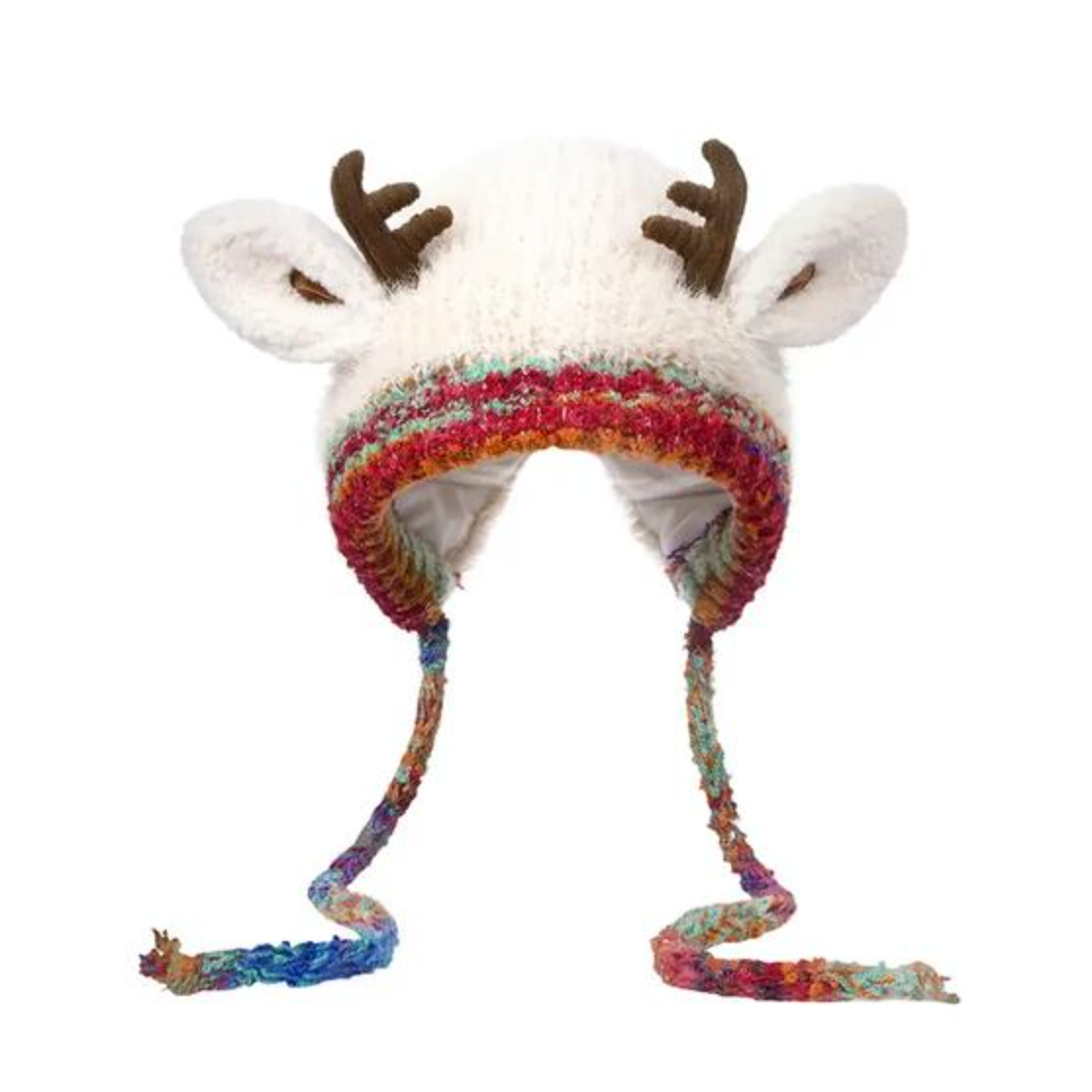 SnugDeer™ Fluffy Winter Antler Hat - Stay Warm & Cute All Winter + Converts Into a Storage Bag