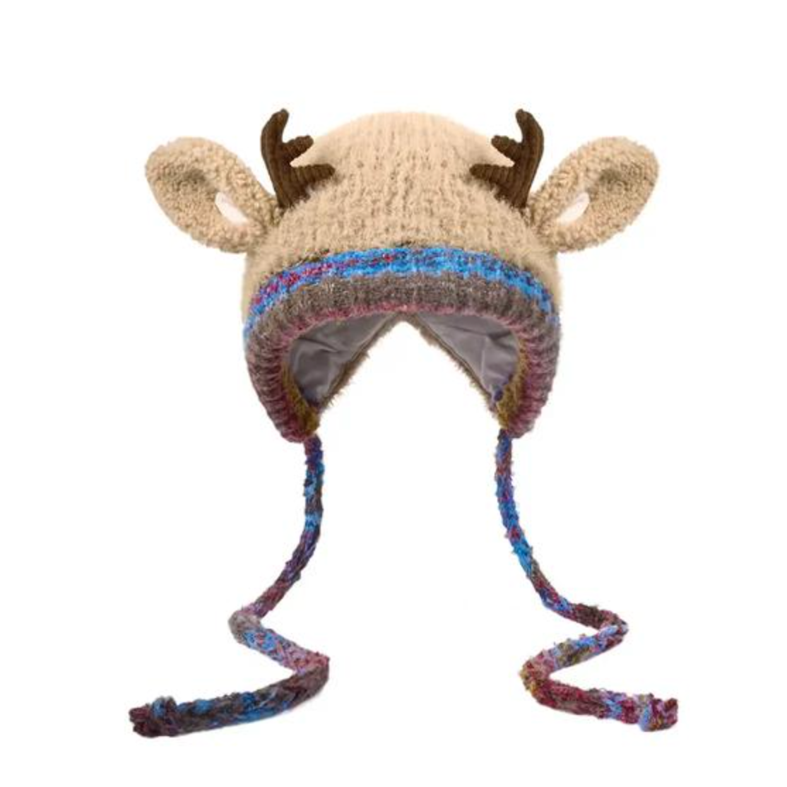 SnugDeer™ Fluffy Winter Antler Hat - Stay Warm & Cute All Winter + Converts Into a Storage Bag