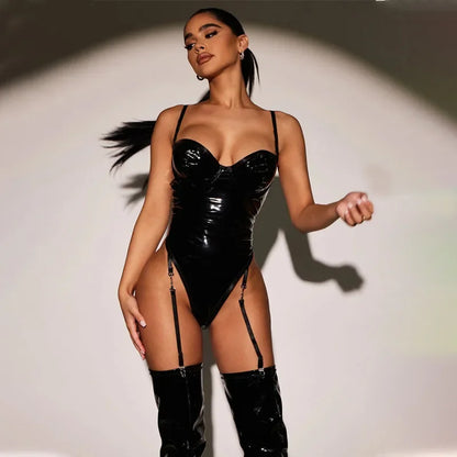 Selene Vinyl Bodysuit