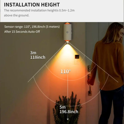 NightHalo™ Magnetic Motion Sensor Light – Beautiful Auto Lighting You Can Move Anywhere
