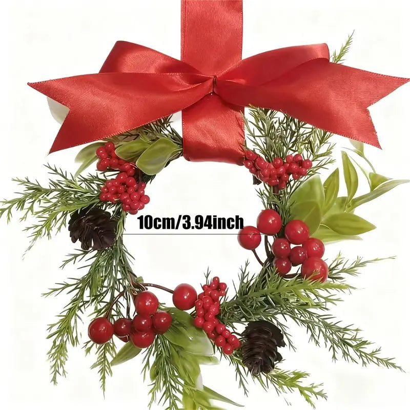 BerryBows™ Christmas Wreath Set - Instantly Transforms Your Home with Festive Charm