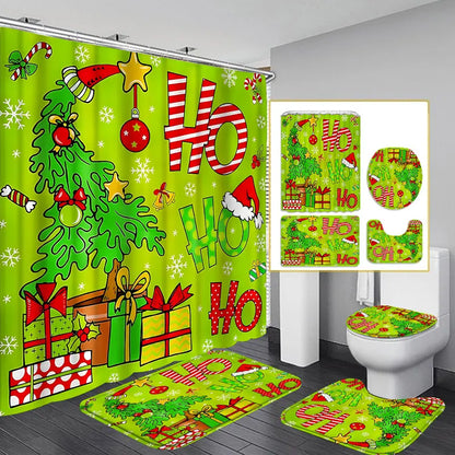GrinchyBath™ Christmas Bathroom Makeover Set - Instantly Transforms Your Bathroom Into Holiday Fun