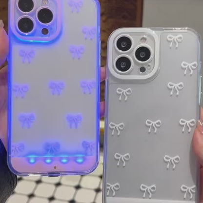 GlowBow™ Sound-Activated LED Case - Lights Up to Calls & Music | Cute, Fun & Protective