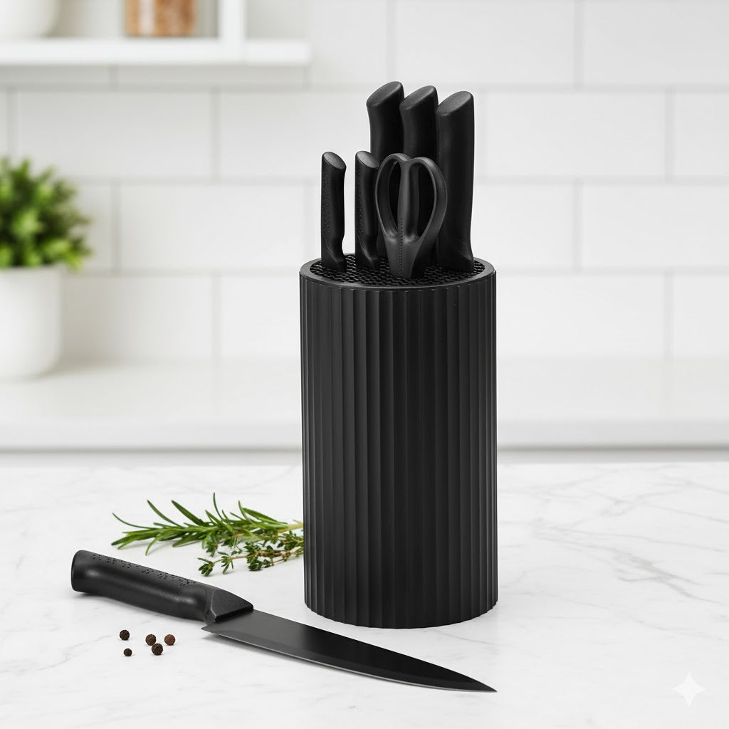 KuroEdge™ 7-Piece Japanese Knife Set - Razor-Sharp Precision & Sleek Minimalist Design